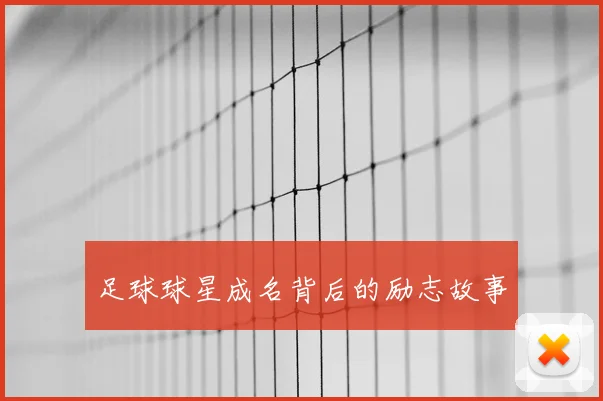 足球球星成名背后的励志故事