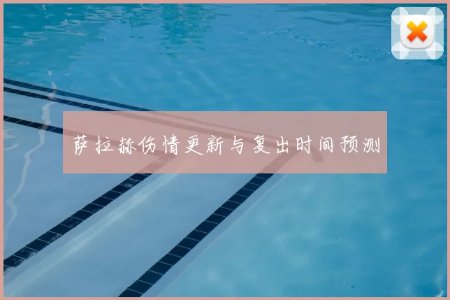 萨拉赫伤情更新与复出时间预测