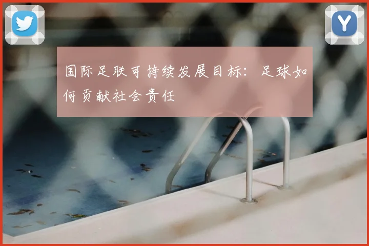 国际足联可持续发展目标：足球如何贡献社会责任